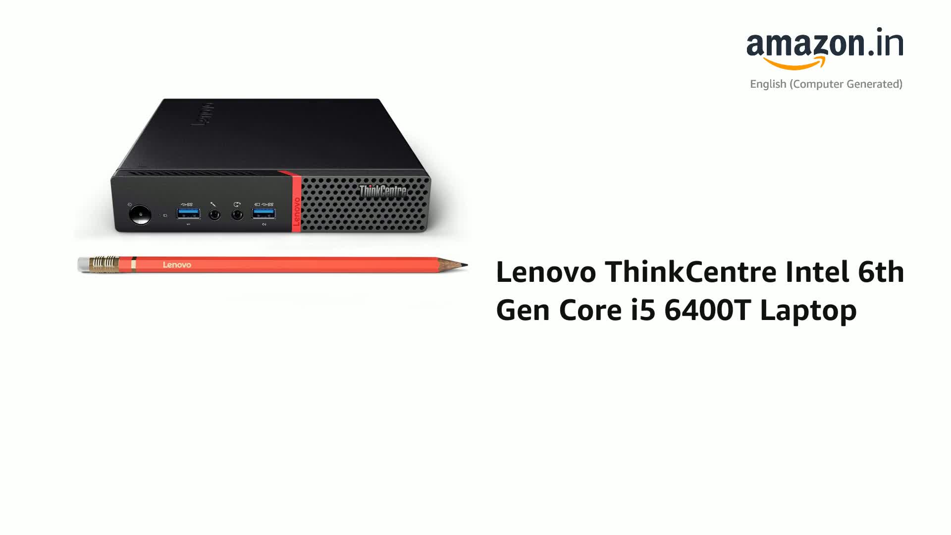 Renewed) Lenovo ThinkCentre Intel 6th Gen Core i5 6400T Laptop (16